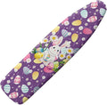 Easter Eggs Rabbit Ironing Board Cover Scorch Resistant Daisy Iron Board Cover and Pad Durable Ironing Accessories with Hook and Loop
