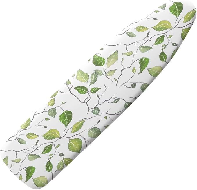 Large Ironing Board Cover,Ironing Mat,Iron Board Cover,Leaf Ironing Board Cover,Iron Board Covers,Chic Plant Print Small