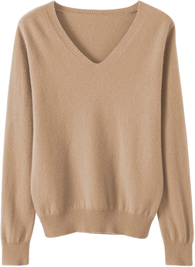 Merino Wool Cashmere Sweaters for Women 2025 Oversized Soft Sweater Long Sleeves Casual Loose Pullover Knitted Tops