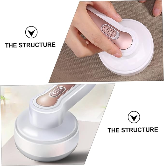 minkissy 1pc Creative Lint Remover USB Rechargeable Fabric Shaver for Clothes Fast Hairball Removal Tool Gentle Fabrics for Home Dorm and Clothing Stores
