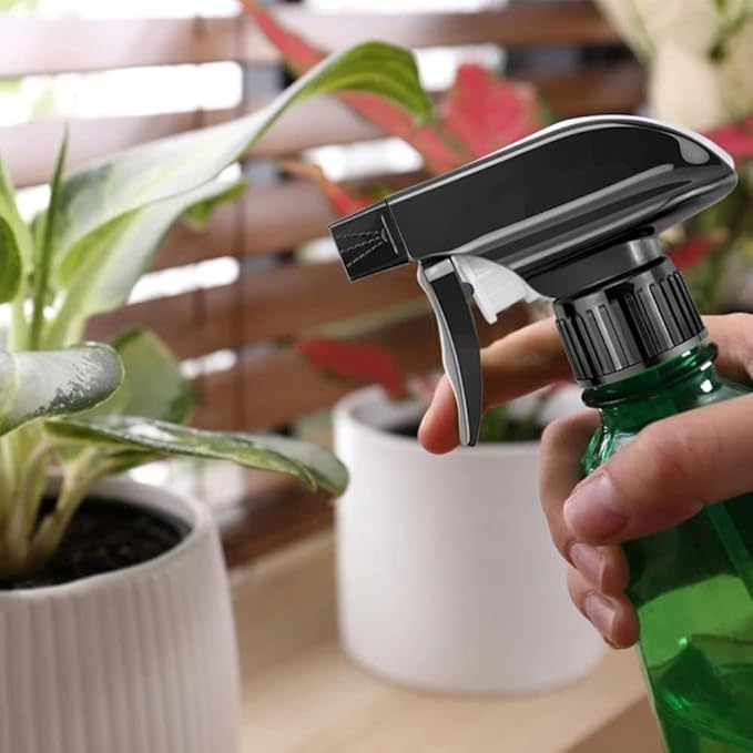Sprayer Bottle Nozzle Heads Replacements for 8 oz / 16 oz Glass Plastic Spray Bottles, Fit for Window Cleaners Aromatherapy Facial hydration Watering Flowers Hair Care (2 Pack)