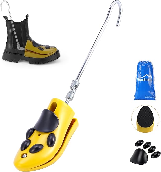 Boot Stretcher Men Women, Leather Shoe Stretcher for Thick Feet and Wide Feet, Adjustable Boot Widener Expander