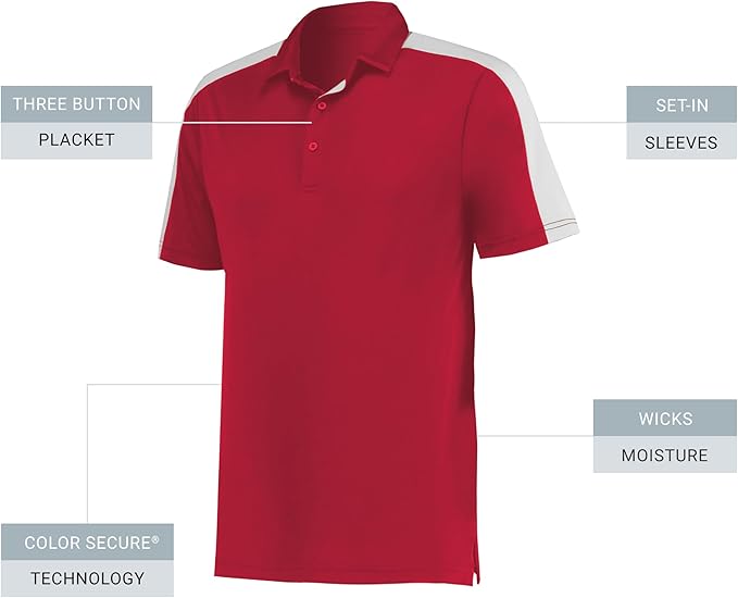 Augusta Sportswear Bi-Color Vital Polo