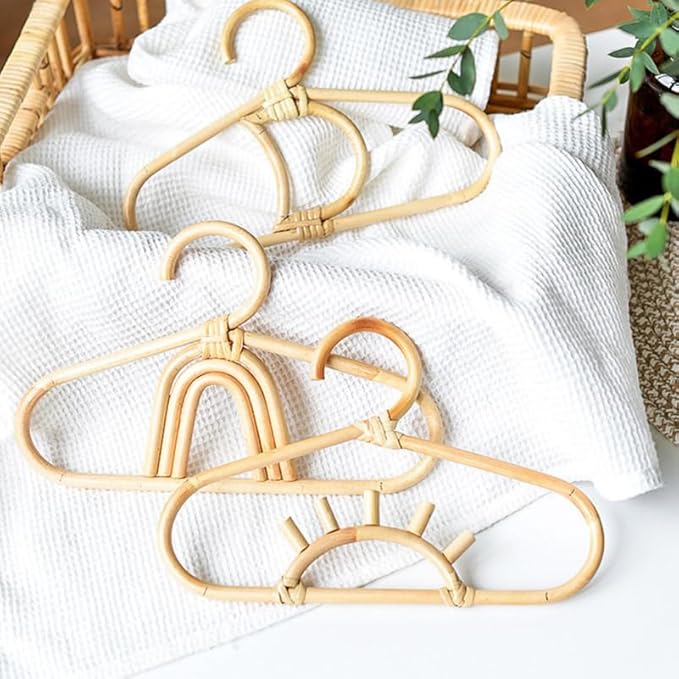 Baby Hangers Baby Hangers Rattan Wall Shelf Hanger Kids Nursery Clo Rattan Clothing Toddler for Dress Shirt Decorative Kid Clothes Baby's Baby Organizer Kids Hangers Kids Hangers