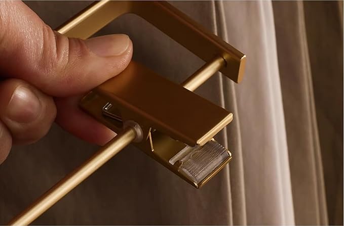 Premium Matte Gold Aluminum Pants Clip Hanger 10 Pack, Extra Smooth & Durable Metal Shirt Dress Aluminum Alloy Hanger,Clothing Support,Clothing Hang