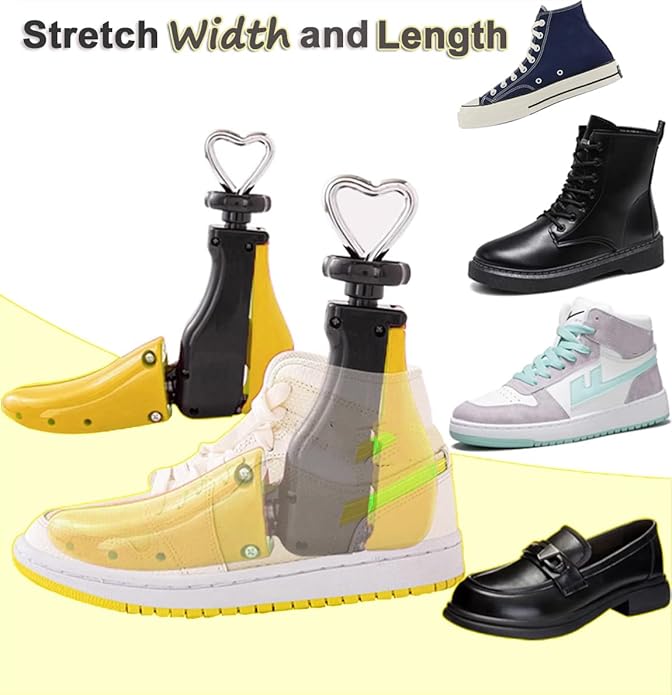 Shoe Stretcher Men Women Boot Stretcher Adjustable Width and Length Widener Expander Men Wide Feet Shoe Stretcher