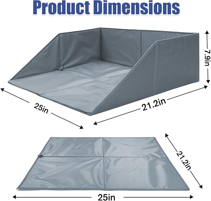 Laundry Guards for Front-Load Washers & Dryers, Secure Guardrails Prevent Clothes Falling Behind, Universal Fit Anti-Slip Organizer with Easy Installation (Gray) (2pcs)