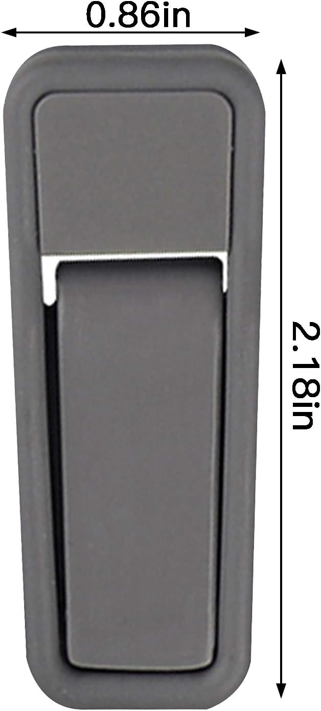 Premium Heavy Duty ABS Plastic Slim-line Hanger Set of Finger Clips for Velvet Hangers - 20 Pack (Gray)
