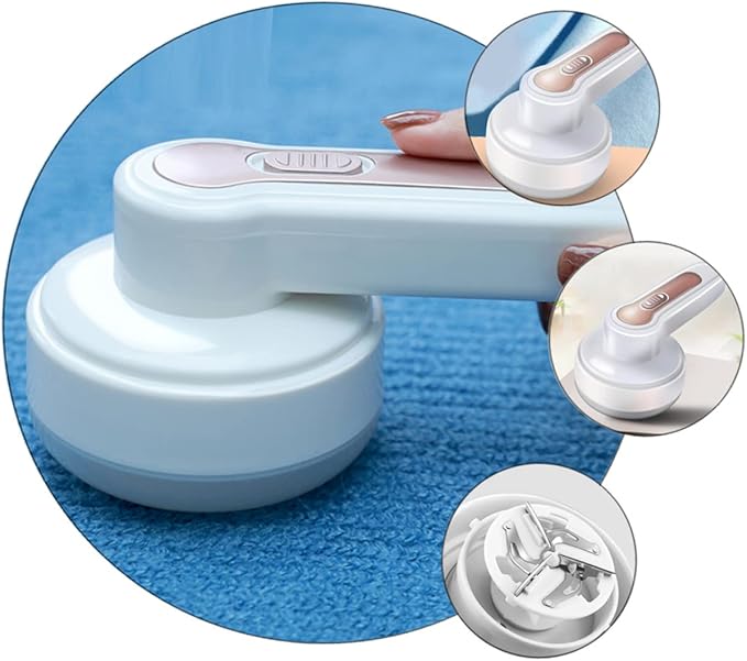 minkissy 1pc Creative Lint Remover USB Rechargeable Fabric Shaver for Clothes Fast Hairball Removal Tool Gentle Fabrics for Home Dorm and Clothing Stores
