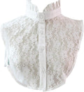 YAKEF Lady Half-Shirt Blouse Detachable Lace Chiffon Fake Collars Dicky Collar Faux Collar