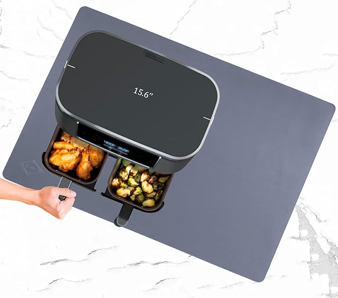 20"x28", Supmat XXL, Super Versatile Extra Large and Thick Heat Resistant Silicone Mat, Counter Mat, (Dark Gray)