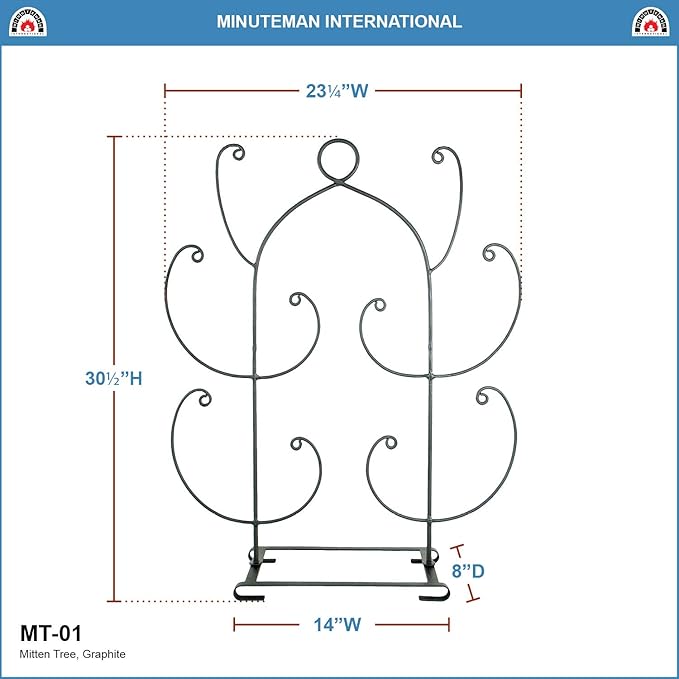 Minuteman International MT-01 Mitten/Hat Tree