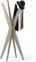 Mobili Fiver, Coat stand, Emma Oak, Made In Italy