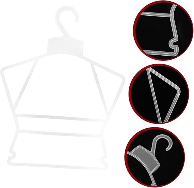 Baby Clothes Hangers 12-Pack Plastic Kids Clothes Drying Racks Infant Shirts Suits Swimwear Non-Slip Space Saving Wardrobe Organizer
