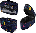 Planet Clothes Iron Storage Case with Zipper Closure Wear-resistant Colorful Iron Portable Storage Bag for Travel or Storage