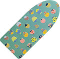 12" x 32" Small Tabletop Ironing Board Cover and Pad,3 Pairs of Hook and Loop Fastener Straps,Elastic Edges,Cotton Mini Iron Board Cover with Scorch Resistant Thick Padding