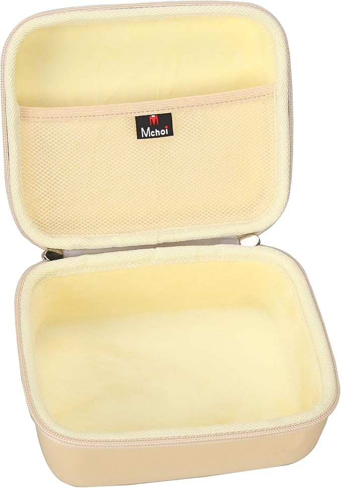Mchoi Hard Storage Case Fits for Tenhitoys Travel Steamer Iron Electric Steam Ironing Machine for Clothes (Beige)