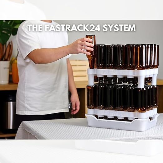 FASTFERMENT - frb1 FastFerment FRBB-24 Bottle Drying Rack, FastRack24, White