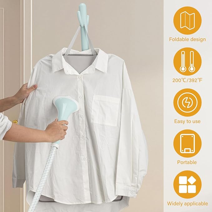 Steamer Board for Clothes,Stand for Steaming Clothes,Steamer Pad,Hanging Ironing Board,Steamer for Clothes,Hanging Steam Iron Pad (Steamer Board)