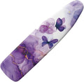 Butterfly Marble Heat & Stain Resistant Ironing Board Cloth, Durable Easy-Fit Iron Cover with Fasteners Elastic Edge Adjustable Fastener Straps for Ironing Board Decor