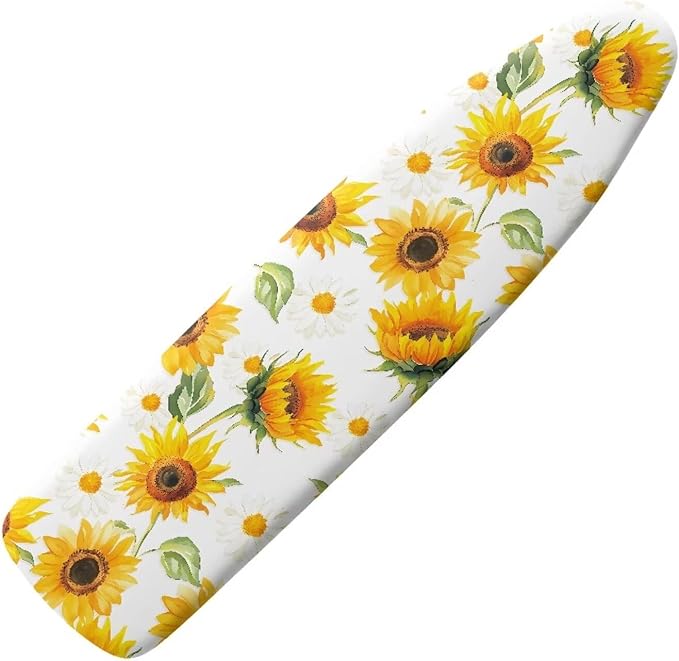 Sunflower Iron Pad Covers Standard Boards Stain & Scorch Resistant Soft Fabric Iron Board Replacement Cover for 15" x 54" Ironing Board Thanksgiving Decor