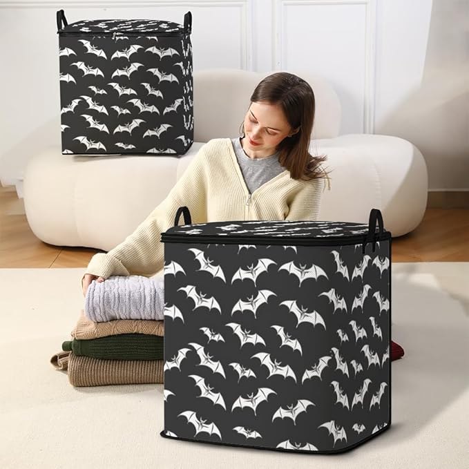 2pcs closet organizers and storage under bed,clothing blanket sweater sheet bedding comforter duvet quilt pillow toy storage bags with lids,dorm room essentials for containers 95L