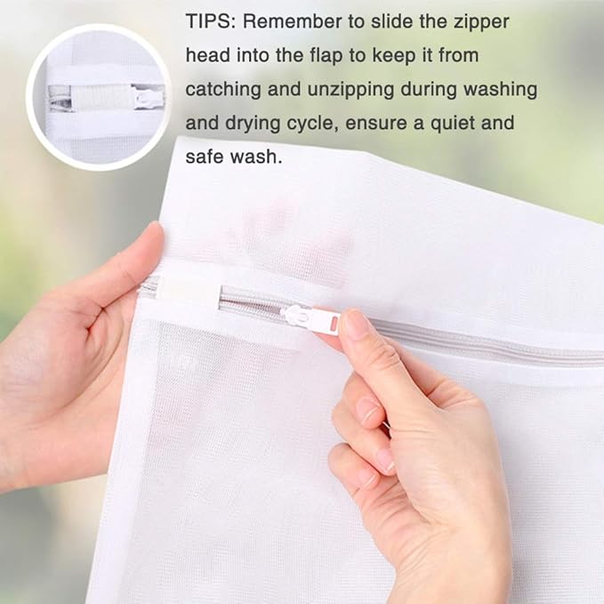 Runtoo 36 x 36 inches Extra Large Laundry Bag Delicates Wash Bags Camp Travel Heavy Duty Zipper Big Net Sweater Curtain Bedding Robes Blanket Jumbo Toys Organizer (Fine)