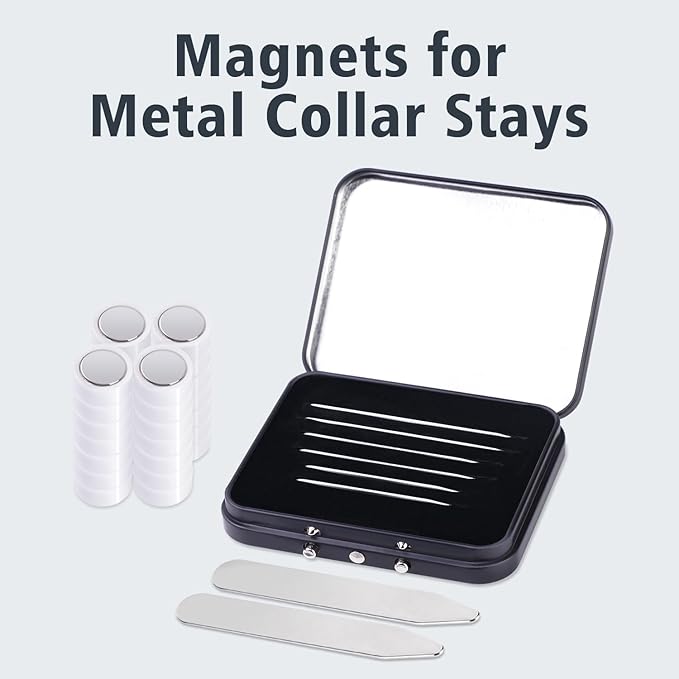 36 Magnets for Metal Collar Stays.Small Strong Magnets for Collar Stays Magnetic. (0.4 * 0.2IN)