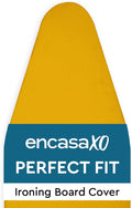 Encasa XO Ironing Board Cover and Pad 54"x15" - 4mm Felt Large Iron Board Cover with Padding - Heat Resistant, Stain-Safe Dye, Non Slip Elastic Bungee Cord Tightening Iron Table Cover Mango
