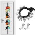 Hat Organizer for Baseball Caps, Hat Storage Display Holder, Stainless Steel Hat Rack for Over The Door, Hat Hanger Hold up to 20 Hats for Closet Door and Bedroom (1 PCS)