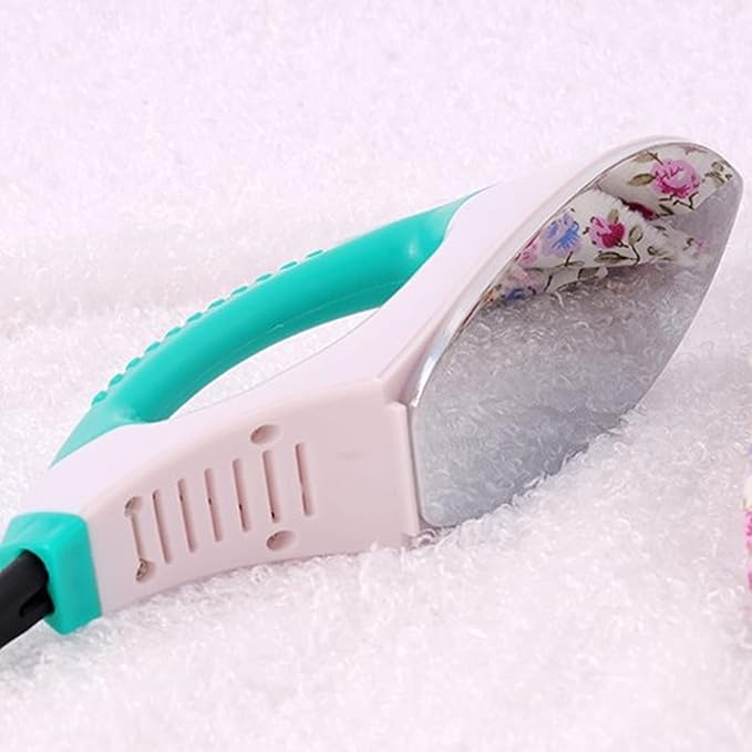 Portable Travel Iron for Crafts Quilting, Mini Fast Heat Lightweight Heat Press Iron, Easy Handheld Electric Iron for Beads Patch Clothes, DIY Shoes, T shirts, for Home, Travel