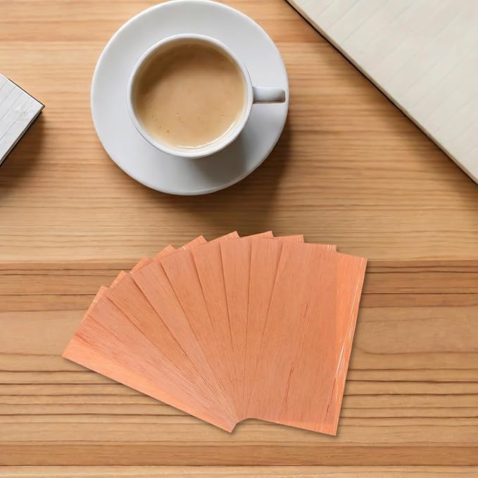 Cedar Sheets for Cigar Humidor Box 10 Pieces 5.9X2.55 Inch Spanish Wood Slices Enhance Cigar Aroma and Moisture Control