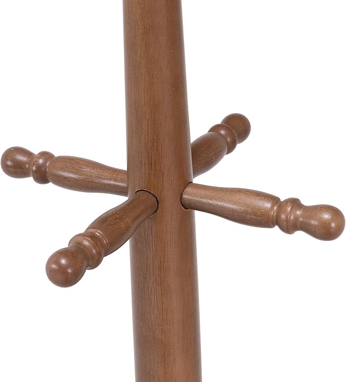 No Double Trade Antique Coat Hangers, Natural Wood, Height 183 cm