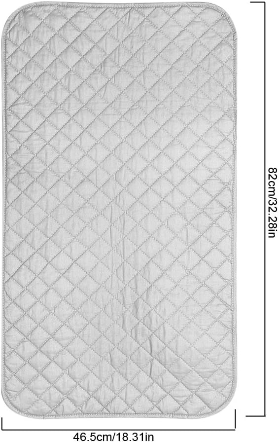 Fdit Portable Ironing Blanket, Magnetic Ironing Mat, Cotton, Heat Resistant Pad for Washer Dryer Table Top Countertop