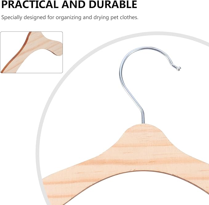 Pet Clothing Holder 10pcs Mini Clothes Hanger Dog Clothes Hanger Home Pet Costume Costume Rack