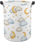 Cartoon Kids Laundry Basket Moon And Stars Decor Kids Laundry Hamper Clothes Hamper Toy Storage Bin Bedroom Bathroom