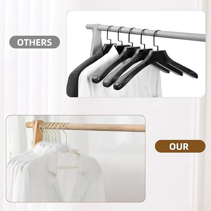 Clear Plastic Hangers 20-Pack - Non-Slip Coat/Clothes Hangers with Silver Glitter; Ideal for Weddings; Lightweight and Space-Saving for Closet Organization.