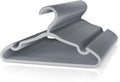 Plastic Kids Hangers - 50 Pack Non-Slip Baby Clothes Hangers for Closet, Toddler & Newborn Clothing Pants, Skirts, Coats (Grey)