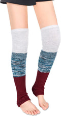 Benefeet Sox Wool Knit Leg Warmers for Women Vintage Boho Leg Warmers Long Winter Warm Thigh High Footless Boot Socks