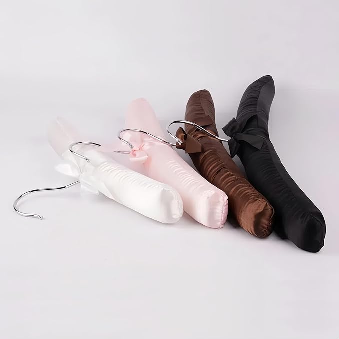 Padded Hangers for Women Clothing,Padded Clothes Hangers for Sweaters,Satin Hanger Padded Silk Foam Hanger