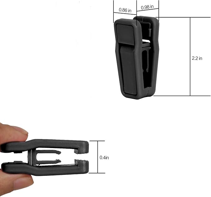 KINJOEK 140 Packs Plastic Hanger Clips, Black Clothespins Strong Pinch Grip Finger Clothes Clips Bulk Multi-Purpose for Slim-line Clothes Pants
