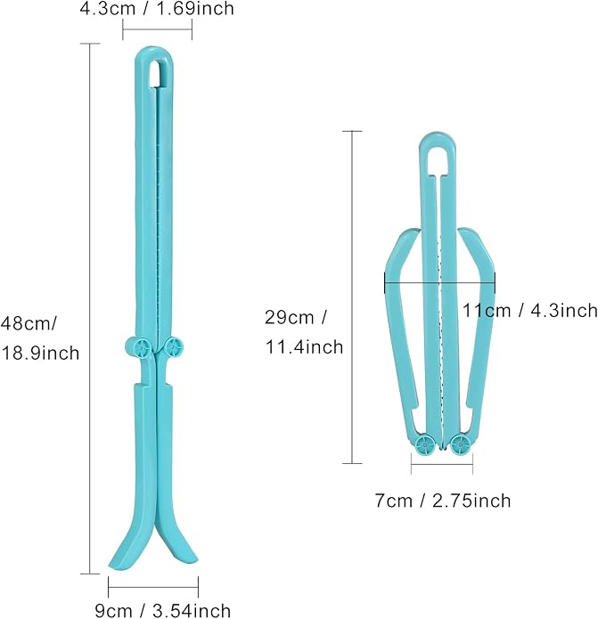 ONEDONE Folding Boot Stands Adjustable Boot Clips for Tall Knee High Shoes