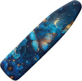 Blue Butterfly Ironing Board Cover, Resist Scorching and Staining, 15x54 Heavy Duty Iron Pad Covers Standard Boards with Elastic Edges