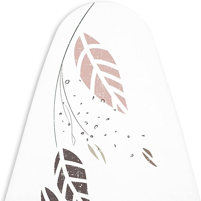 Encasa XO Ironing Board Cover and Pad - Thick 4mm Felt, Heat & Scorch-Resistant, Fits Standard Large Boards 54"x15", Elastic Bungee Cord Tightening, Easy Fit, Stain-Safe Dye, Autumn Leaf