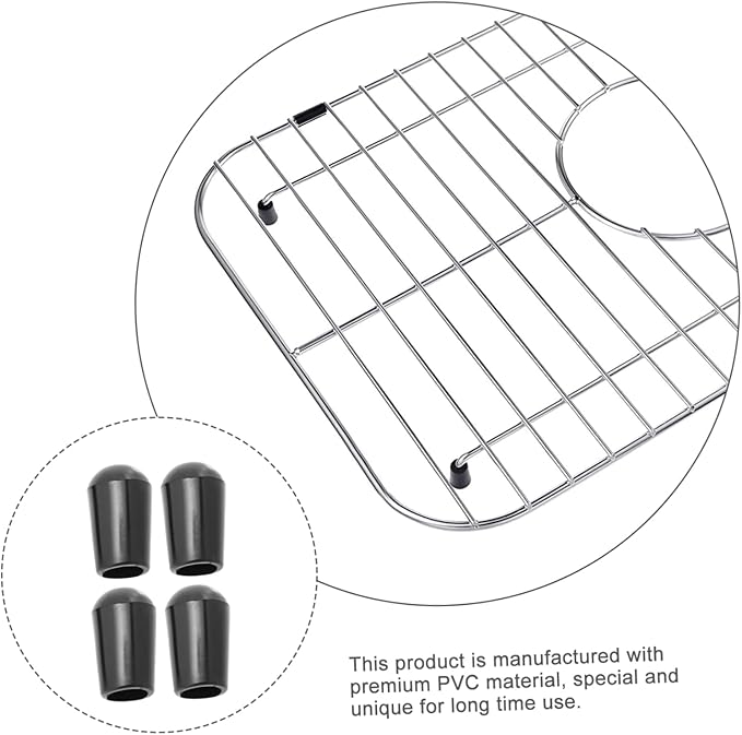 IMIKEYA 400pcs Draining Rack Prong Tip Covers Elastic Protectors for Clothes Hanger Hooks End Caps for Wire Shelves and Racks Round Caps