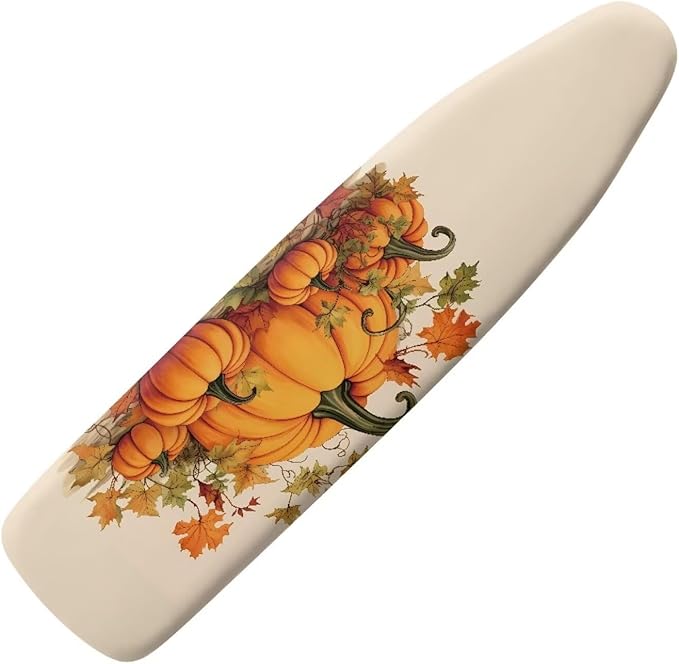 Pumpkin Ironing Board Cover Stain Resistant and Scorch Easy Installation Thanksgiving Ironing Board Cover Portable Autumn Decor