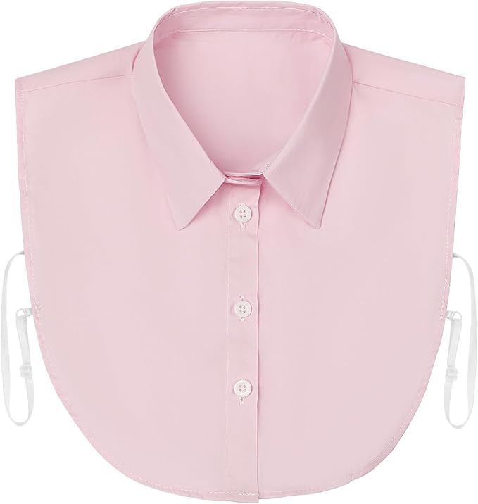 Kalkehay Detachable Dickey Collar Blouse for Women, Fake Half Shirts Faux False Collar for Girls Favors