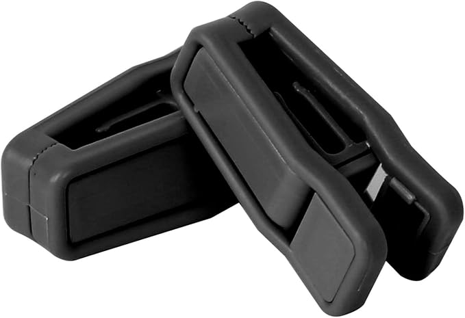 KINJOEK 140 Packs Plastic Hanger Clips, Black Clothespins Strong Pinch Grip Finger Clothes Clips Bulk Multi-Purpose for Slim-line Clothes Pants