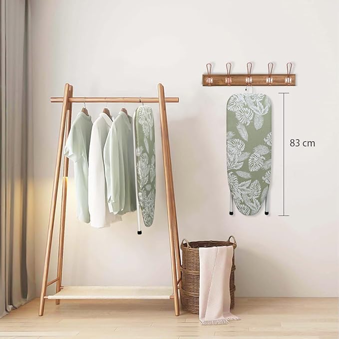 Duwee 12×32 in Table Top Ironing Board with Unique Iron Rest, Thicken Felt Padding, Heat Resistant Cover