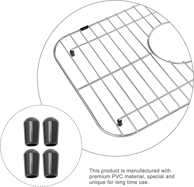 200pcs Round Rubber Sleeve Shelf Prong Accessory Hanging Hook Tip Covers Wire Metal Tubing Rubber Cover Wire Hangers Rack Tip Screw Case PVC